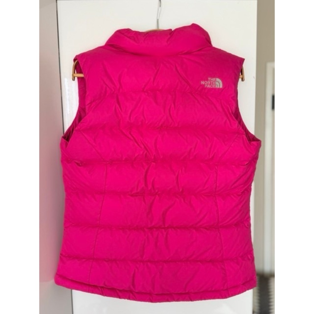 The North Face Nuptse 700 Puffer Vest Y2K Barbiecore Pink Womens Small Down - Picture 10 of 10